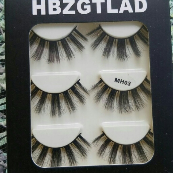 Accessories - 2pcs 100% MINK HAIR TICK LONG EYELASHES 
Sexy Hand